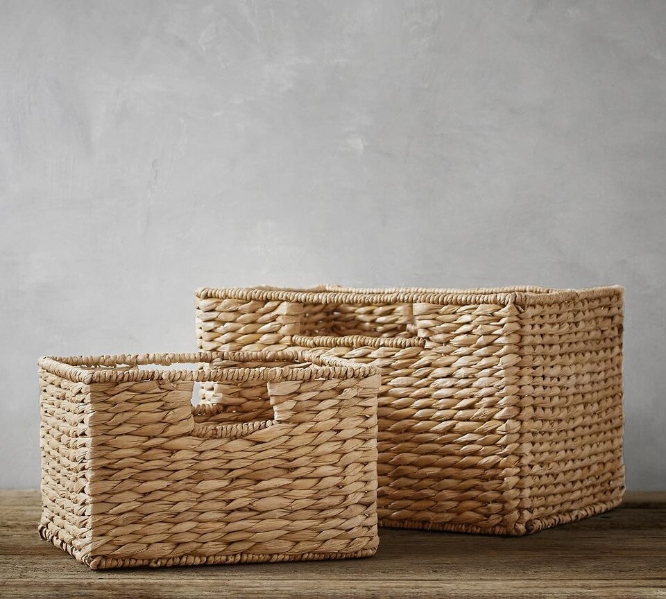 Savannah Handwoven Seagrass Utility Baskets Pottery Barn Australia